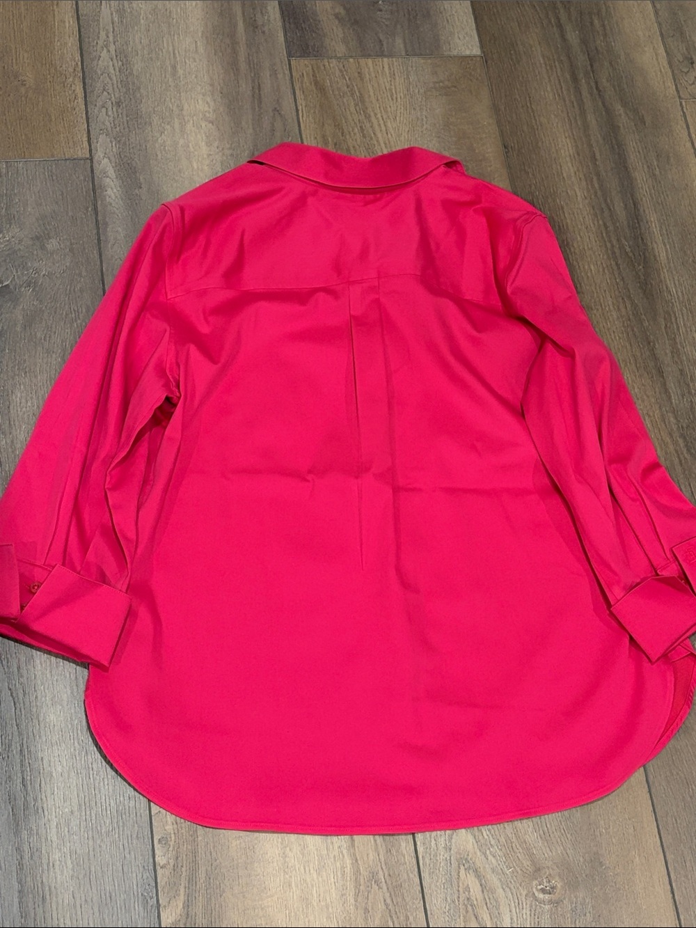 Chico's Bright Pink Button-Down Shirt - Picture 3 of 3